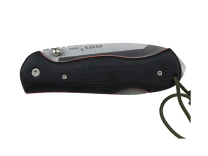 Miguel Nieto Ranger Folding Knife N695 Steel | Black Mikarta