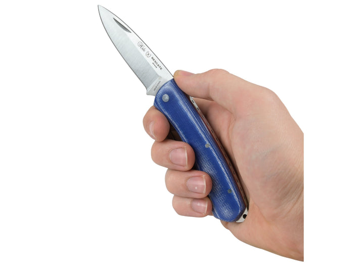 Miguel Nieto Rescate Folding Knife AN-58 79mm | Blue Mikarta