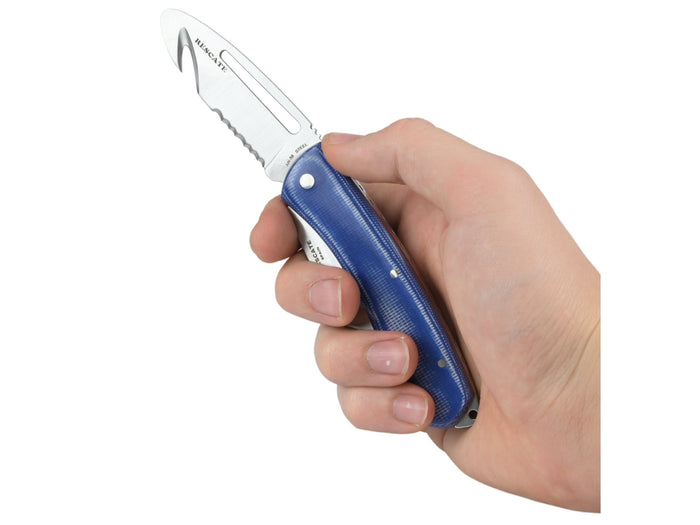 Miguel Nieto Rescate Folding Knife AN-58 79mm | Blue Mikarta