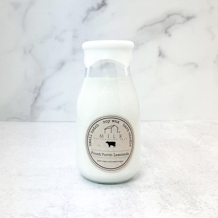 Milk Bottle Front Porch Lemonade Candle