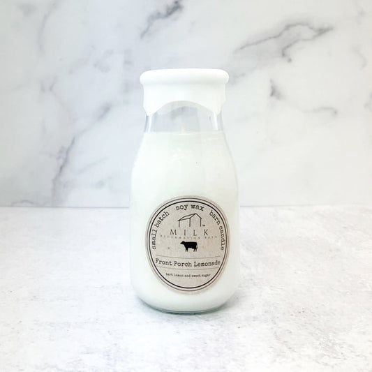 Milk Bottle Front Porch Lemonade Candle