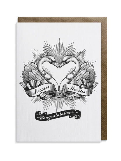 Mrs & Mrs Greeting Card