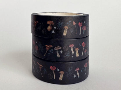 Mushrooms in Autumn Washi Tape