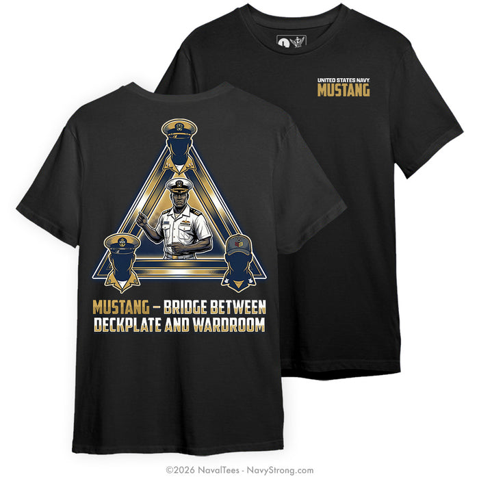 "Mustang Triangle" Tee | Black