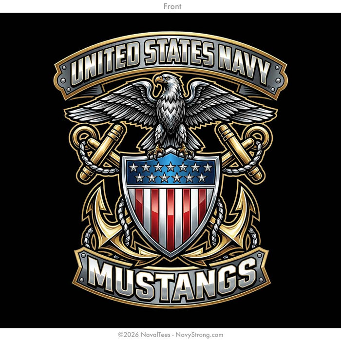 "Mustangs" Tee | Black