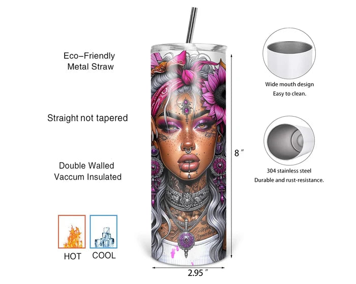 Never Settle | 20 oz Tumbler