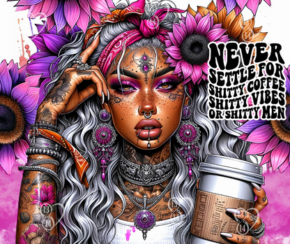 Never Settle | 20 oz Tumbler