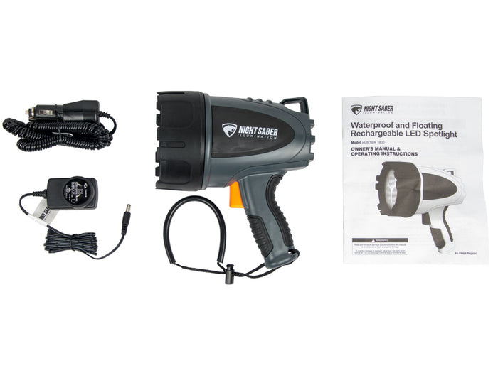 Night Saber Marine Hunter Waterproof Torch 1800 Lumens