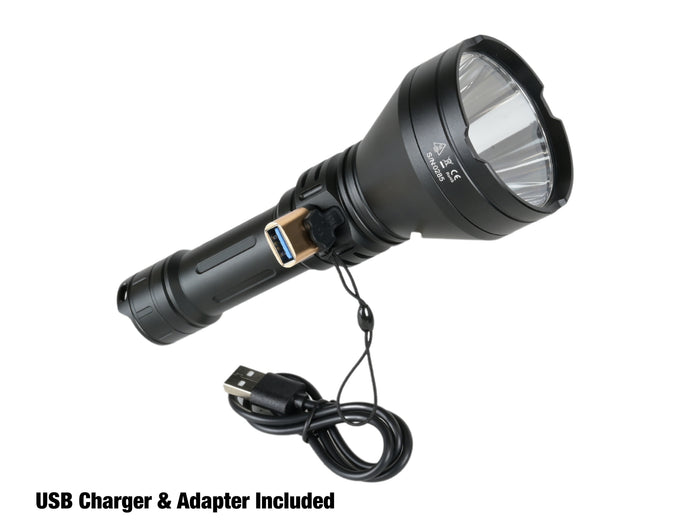 Night Saber Strike Torch 1250 Lumens USB-C Rechargeable