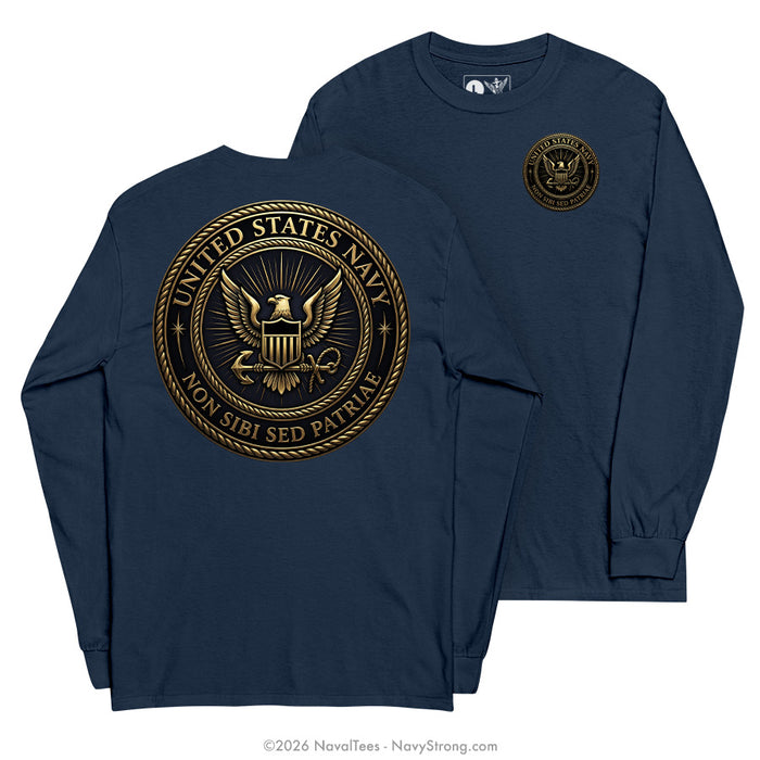"Not For Self" Long Sleeve Tee | Navy