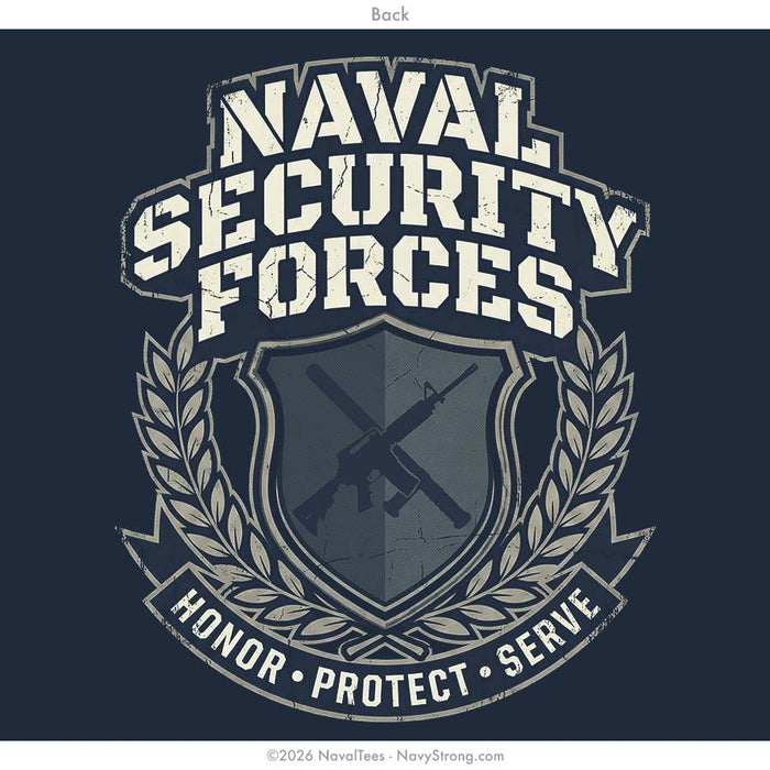 "NSF Crest" Tee | Navy