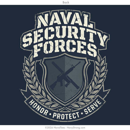 "NSF Crest" Tee | Navy