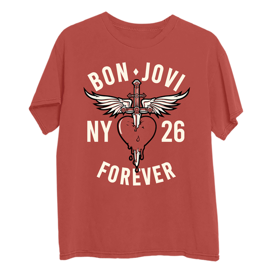 NY '26 Muted Red T-Shirt