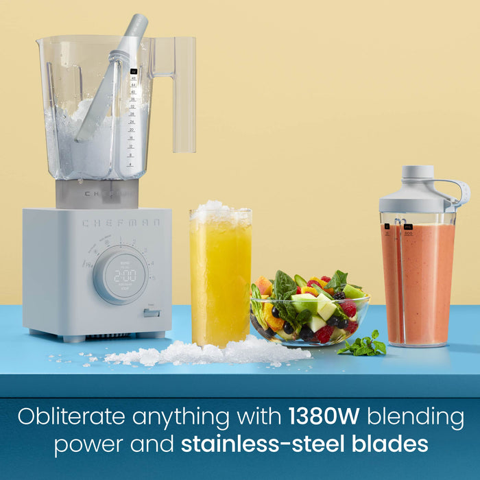 Obliterator® 48 oz Power Blender + Two Travel Jars - Concrete