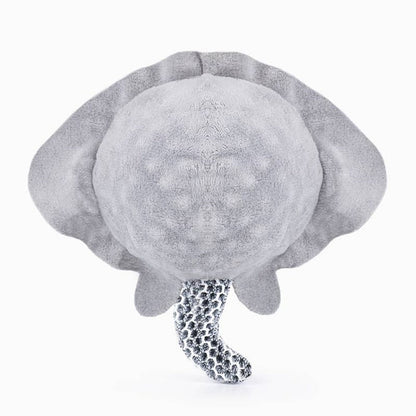 Hugsmart Products Inc dog toys Ocean Pals Stingray Smiley Face Super Ball Mesh Plush Dog Toy