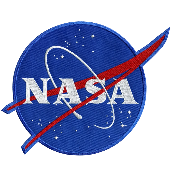 Official NASA Vector Logo Patch 8 Inches - The Space Store