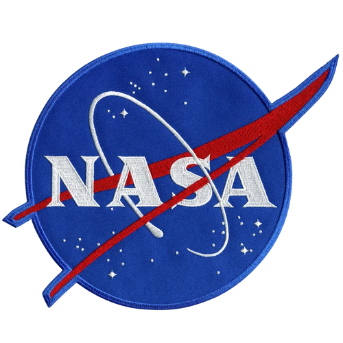 Official NASA Vector Logo Patch 8 Inches - The Space Store