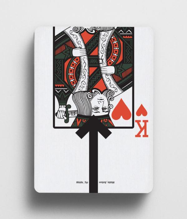 Offset Kaki Concept Playing Cards Playing Cards by Cardistry Touch