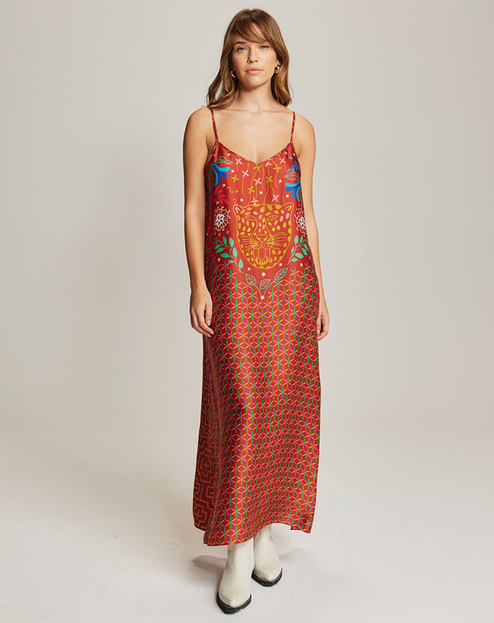 Olivia Shipibo Camisole Dress