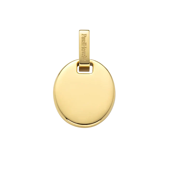 Oval Pendant Gold