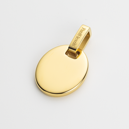 Oval Pendant Gold