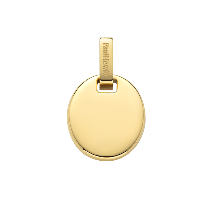Oval Pendant Gold