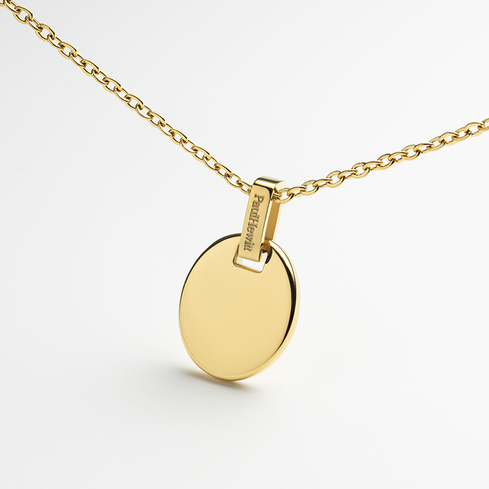 Oval Pendant Gold