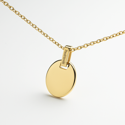 Oval Pendant Gold