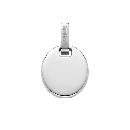 Oval Pendant Silber