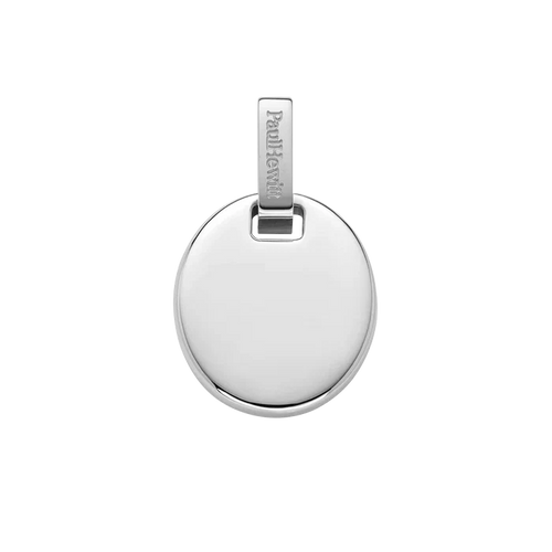 Oval Pendant Silber