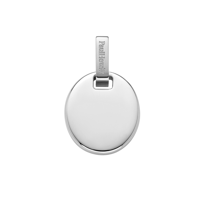 Oval Pendant Silber