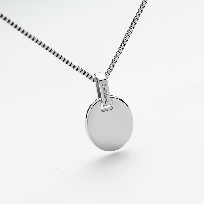 Oval Pendant Silber