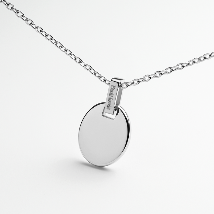 Oval Pendant Silber