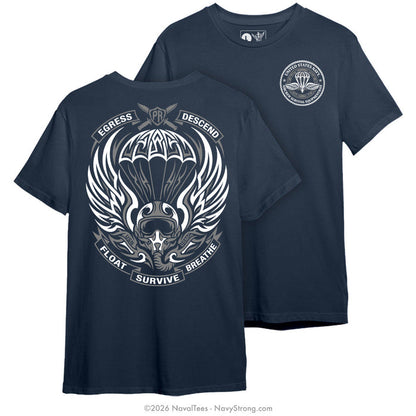 "Parachute Rigger" Tee | Navy
