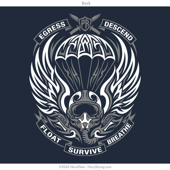 "Parachute Rigger" Tee | Navy