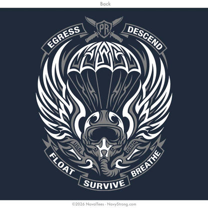 "Parachute Rigger" Tee | Navy