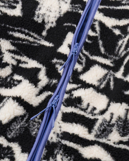 Shop Park Shadows Full Zip High Pile Fleece Inspired by National Parks | black-and-white