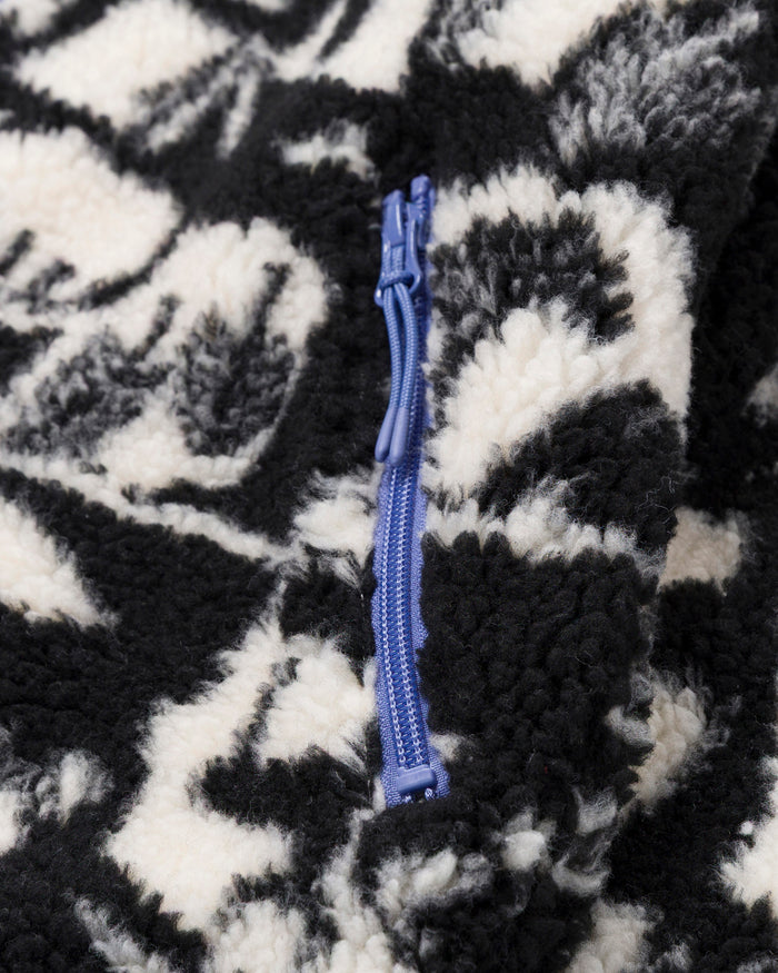 Shop Park Shadows Full Zip High Pile Fleece Inspired by National Parks | black-and-white