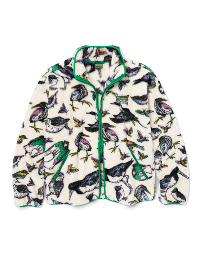 Shop Parks Project x Audubon Faux Shearling Jacket Inspired by Birds in Parks