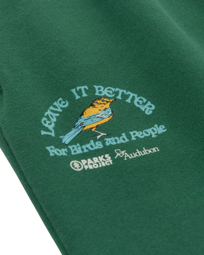 Shop Parks Project x Audubon Sweatpant Inspired by Birds in National Parks | forest-green