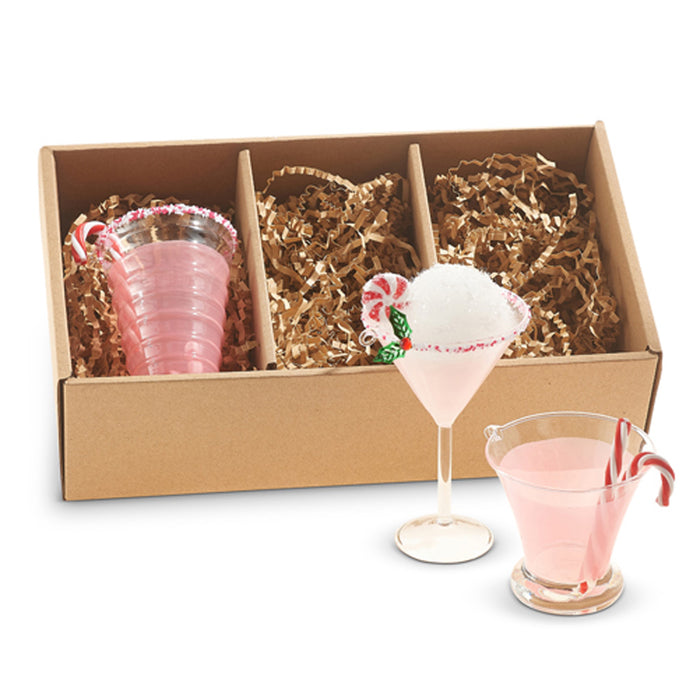 Peppermint Cocktail Ornament