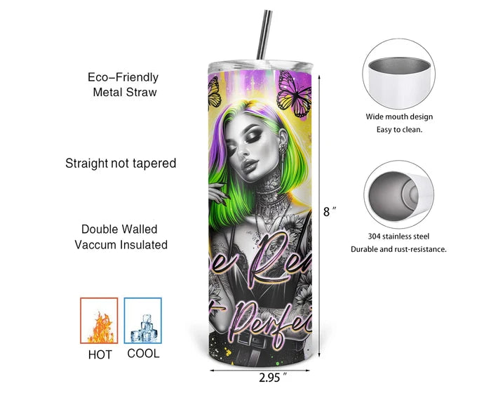 Perfectly Imperfect in Bloom 20 oz Tumbler | 1314 Creations