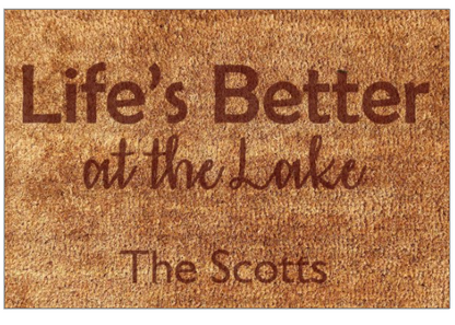 Personalized Faux Coir (Small or Large)