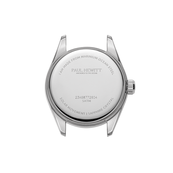 Petit Soleil Round Uhr Silber Schwarz