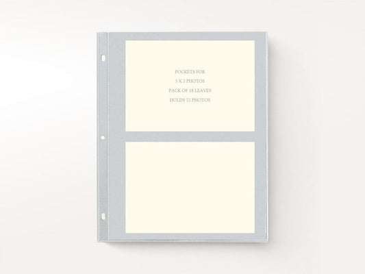 Photo Pages For 3 Ring Album 5x7