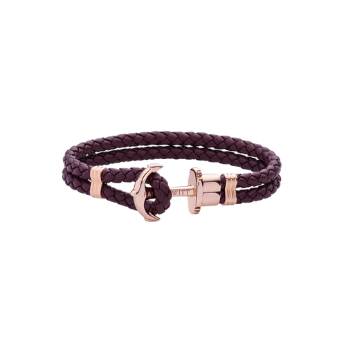 Ankerarmband Phrep Roségold Dark Mauve