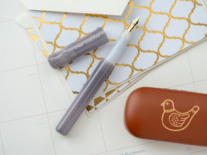 Pilot Kakuno Fountain Pen - Madoromi – Nimbus Grey