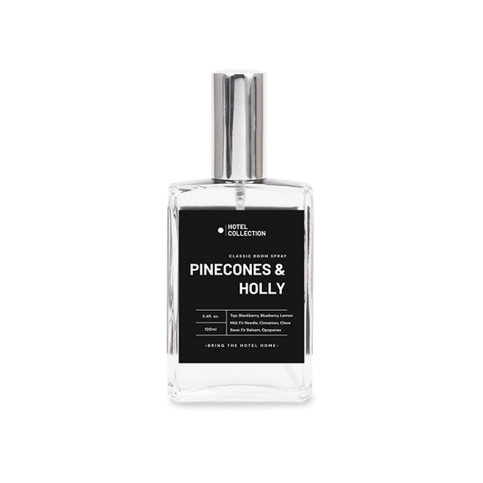 Pinecones & Holly Room Spray