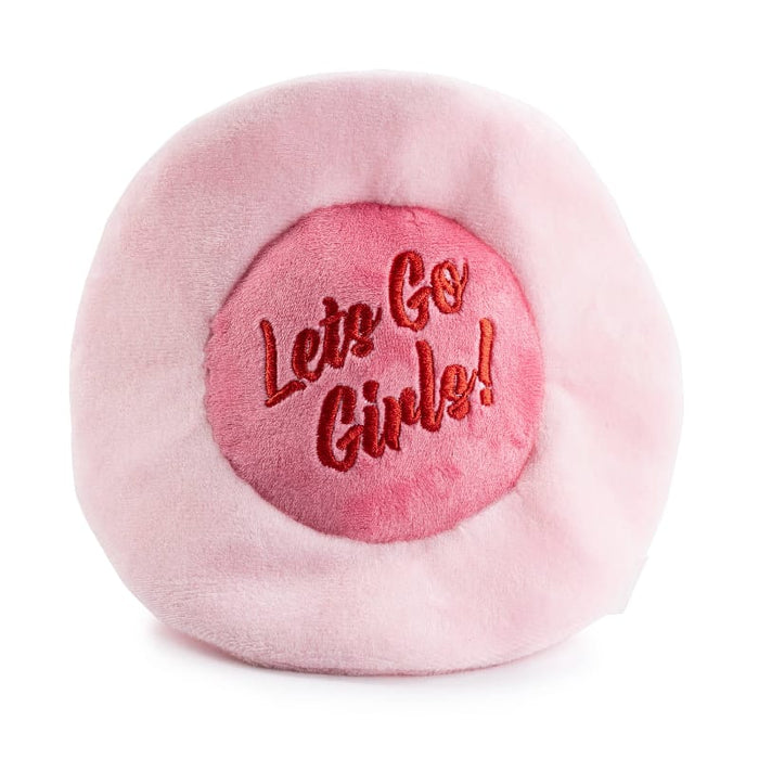 Haute Diggity Dog dog toys Pink Cowgirl Hat Plush Squeaky Dog Toy