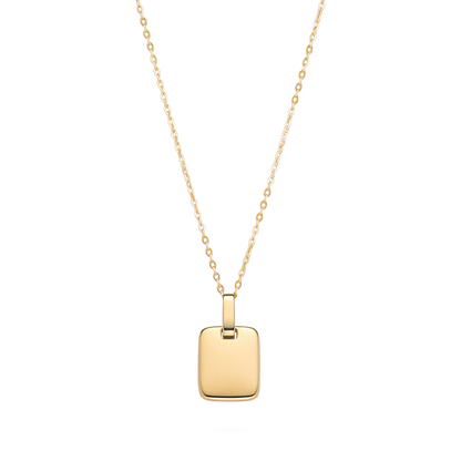 Plate Halskette Gold